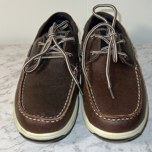 Men’s Island Surf Boat Sailor Shoes Brown 9M - Picture 2 of 9